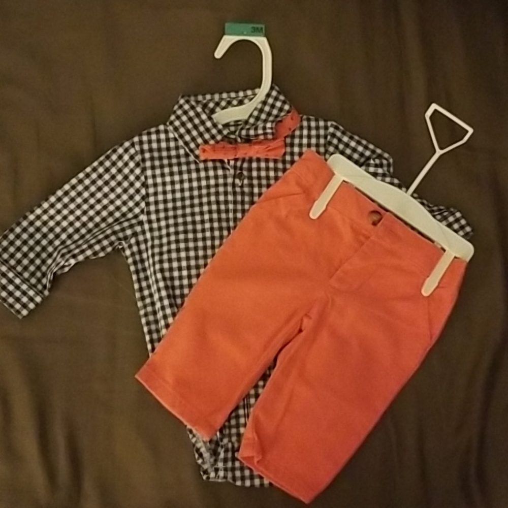 Two piece baby suit for a 0-3 month old BOY!